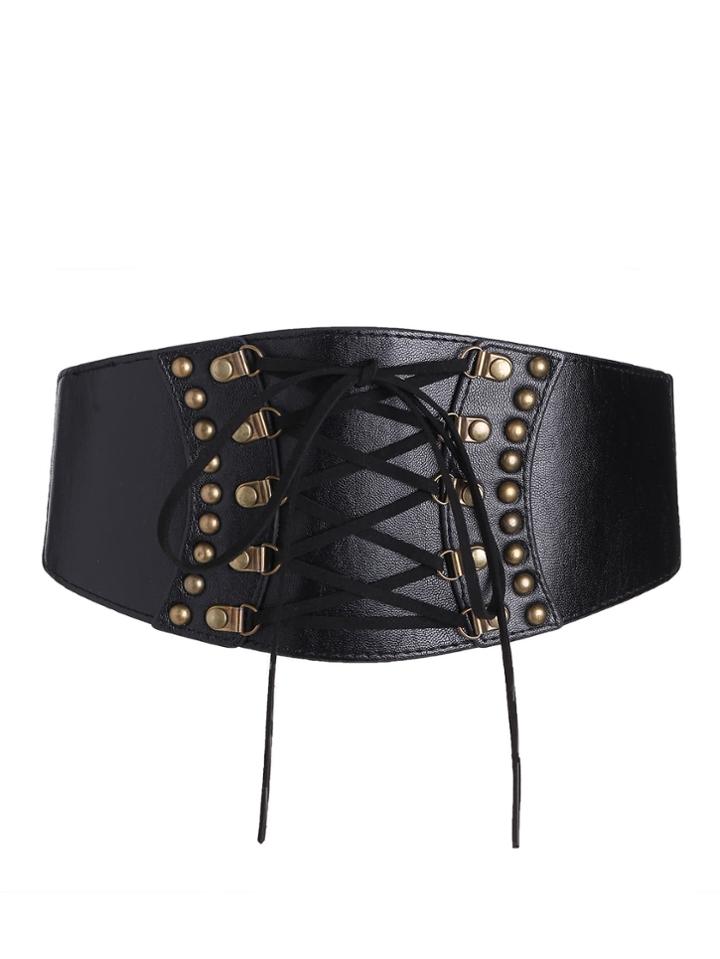 Shein Crisscross Lace Up Corset Belt