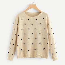 Shein Pom Pom Detail Sweater