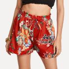 Shein All Over Florals Shorts