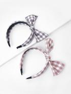 Shein Bow Tie Headband 2pcs