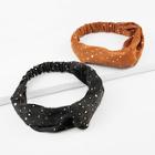 Shein Sequin Decorated Twist Headband 2pcs