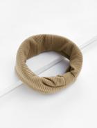 Shein Ribbed Bow Headband
