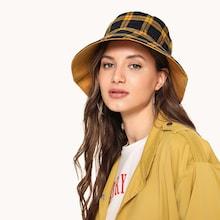 Shein Plaid Bucket Hat