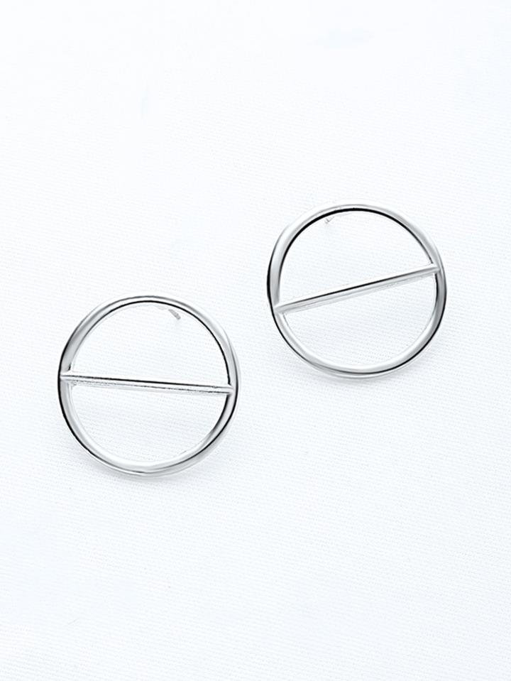 Shein Circle Exaggerated Studded Earrings