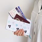 Shein Triangle Print Document Storage Bag