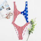 Shein Cut-out Open Back Swimsuit