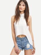 Shein Halter Neck High-low Top