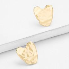 Shein Asymmetrical Heart Stud Earrings