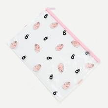 Shein Cartoon Print File Bag