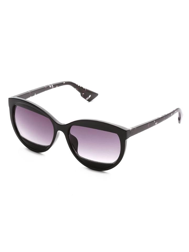 Shein Contrast Frame Oblong Lens Sunglasses