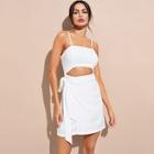 Shein Open Waist Tie Side Cami Dress