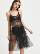 Shein Sheer Mesh Slip Dress