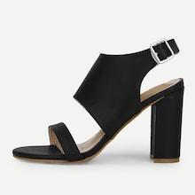 Shein Slingback Block Heeled Pumps