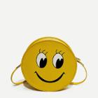 Shein Emoji Print Round Shape Crossbody Bag
