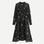 Shein Polka Dot & Floral Print Dress