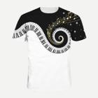 Shein Men Piano Keys Print Tee