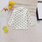 Shein Toddler Girls Knot Detail Polka Dot Tee