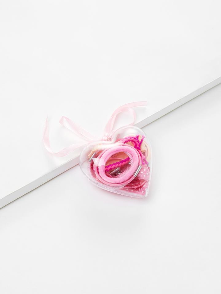 Shein Polka Dot Knot Hair Tie Set