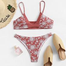 Shein Embroidery Bikini Set