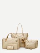 Shein Bear Charm Embellished Combination Bag 6pcs