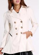 Rosewe Enchanting Button Closure Long Sleeve Coat For Woman