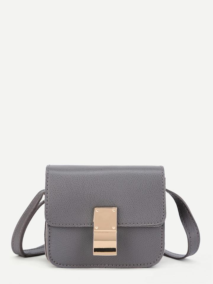 Shein Flap Crossbody Bag With Adjustable Strap