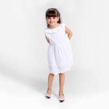 Shein Girls Embroidered Ruffle Detail Dress
