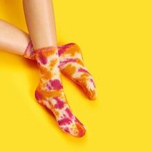Shein Tie Dye Knit Socks