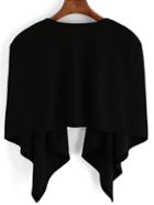 Shein Waterfall Collar High Low Top