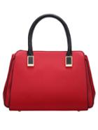 Shein Red Metallic Embellished Pu Tote Bag