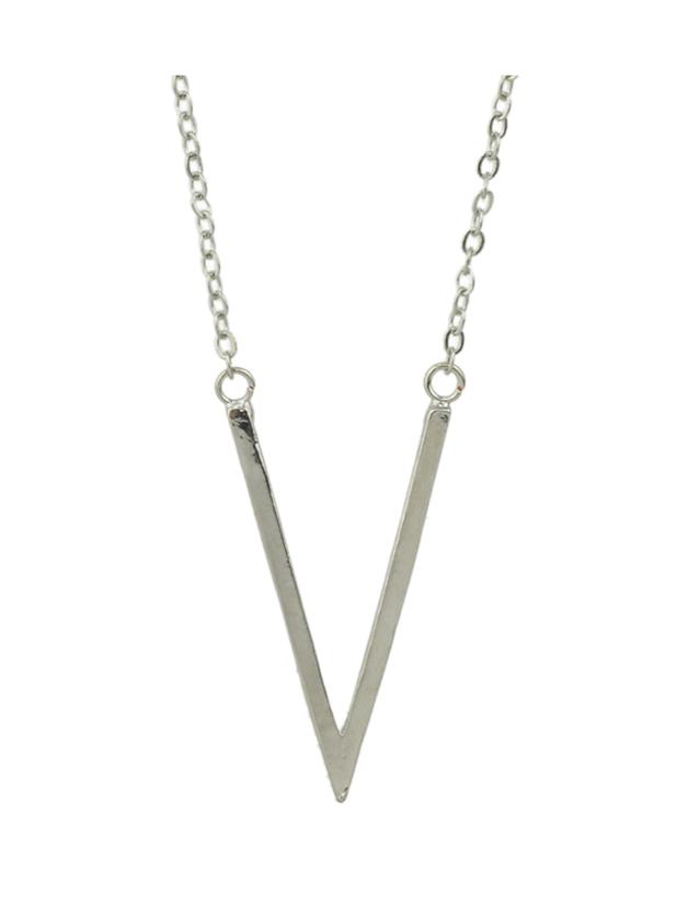 Shein Silver Simple Thin Chain Necklace For Women