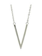 Shein Silver Simple Thin Chain Necklace For Women
