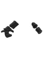 Shein Black Pistol Bullets Earrings