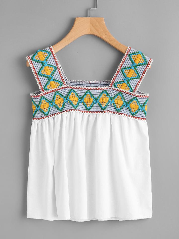 Shein Crochet Detail Tank Top