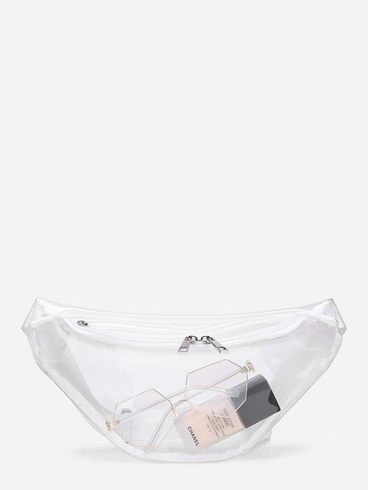 Shein Waterproof Clear Bum Bag