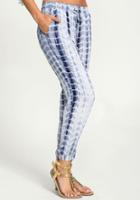 Shein Blue Drawstring Waist Pant