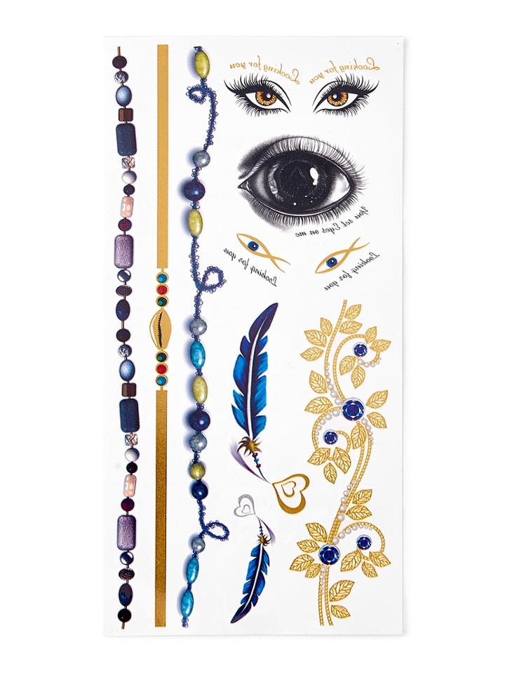 Shein Eye & Bracelet Tattoo Sticker
