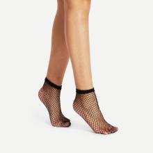 Shein Fishnet Ankle Socks