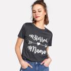 Shein Letter And Arrow Print Tee