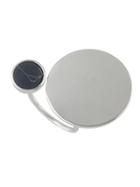 Shein Silver Latest Big Round Surface Cuff Ring For Women
