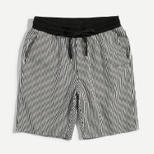 Shein Men Contrast Drawstring Waist Striped Shorts