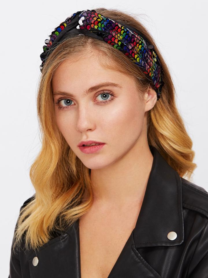 Shein Multi Sequin Headband
