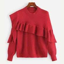 Shein Ruffle Trim Jumper