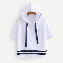 Shein Drop Shoulder Hooded Tee