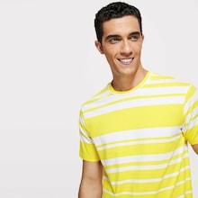Shein Men Striped Print Ringer Tee