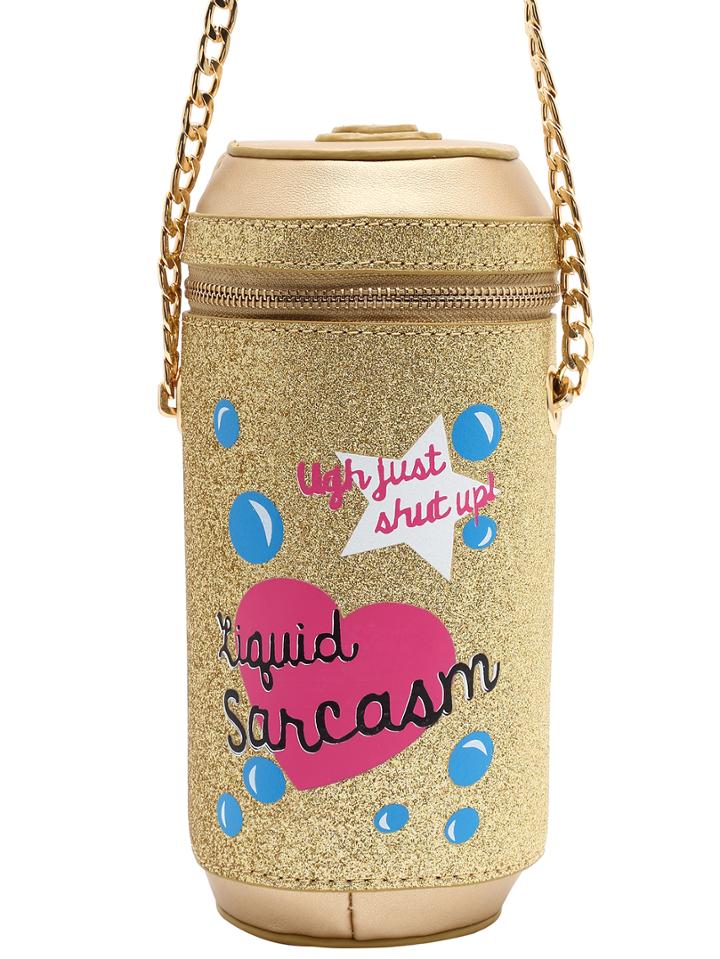 Shein Gold Pattern Chain Mini Bag