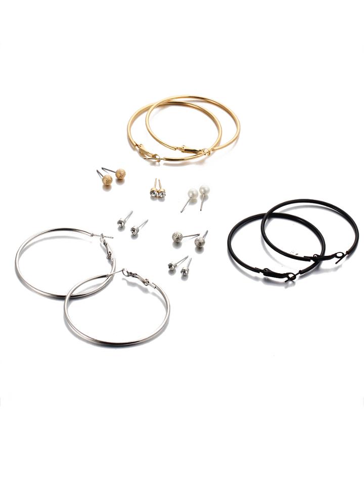 Shein Multicolor Mixed Design Earring Set