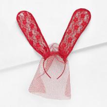 Shein Lace Rabbit Ear Design Headband