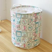 Shein Cartoon Print Drawstring Organizer Bucket