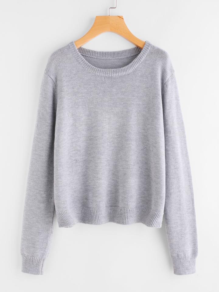 Shein Heather Knit Jumper
